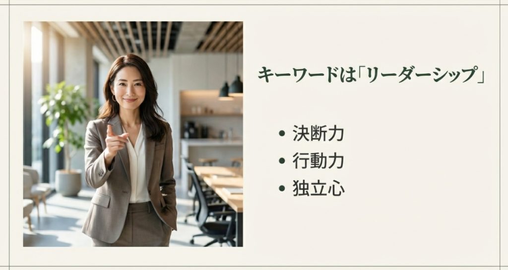 リーダー気質と言われるギリシャ型の性格傾向