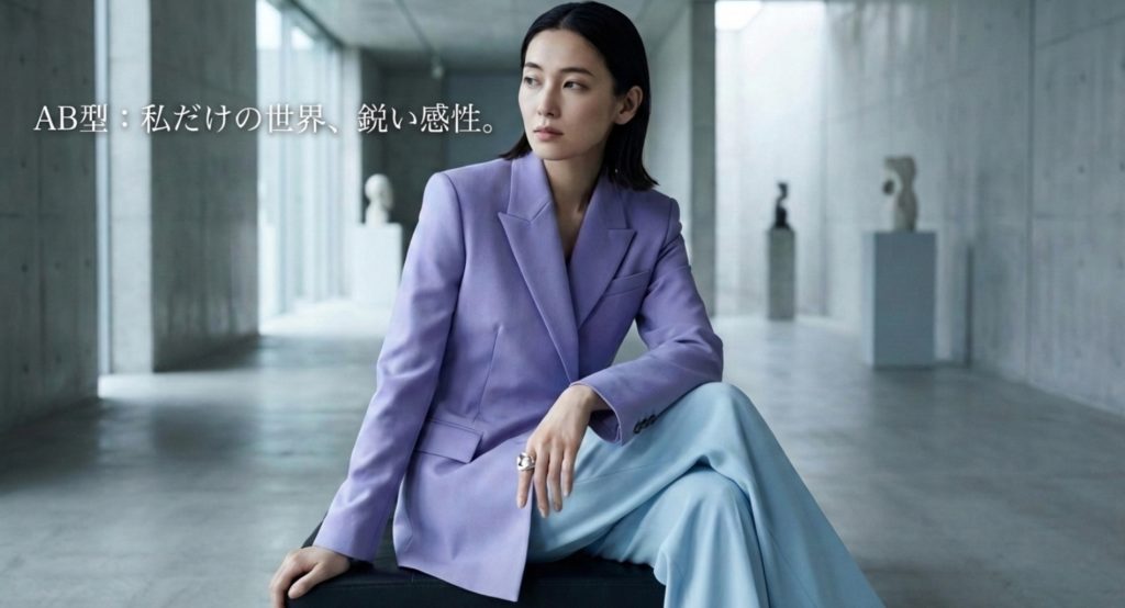  うう脳 女 AB型の傾向を示す画像。