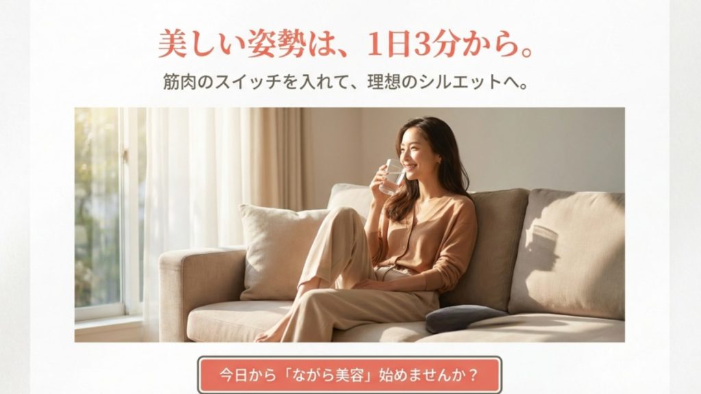 まとめとしてのシェイプを示す画像。ツインボールで痩せた後の維持術