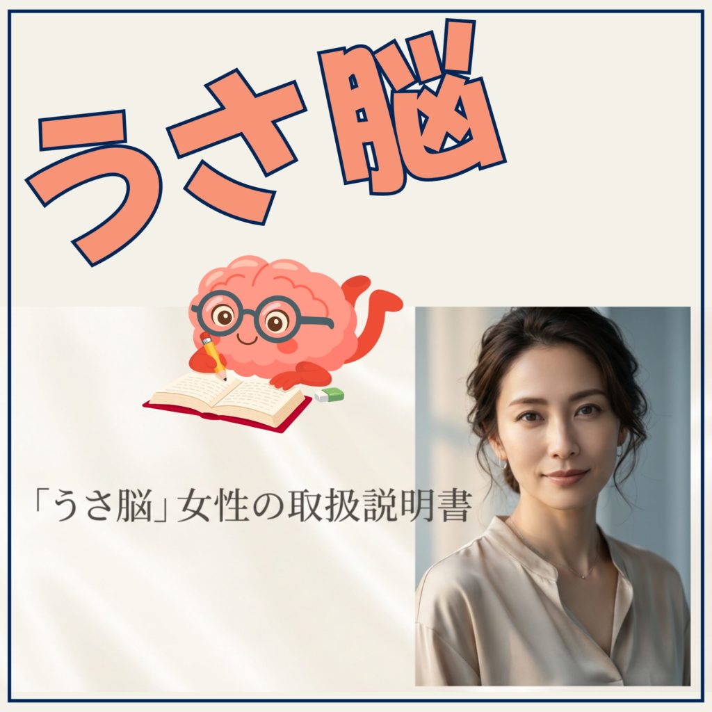 うさ脳の女性が持つ性格の特徴や恋愛・仕事の相性を示す画像。