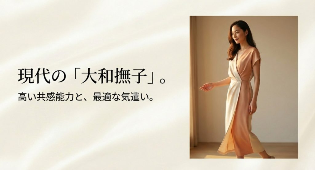 情に厚いやまとなでしこと言われる理由を示す画像。