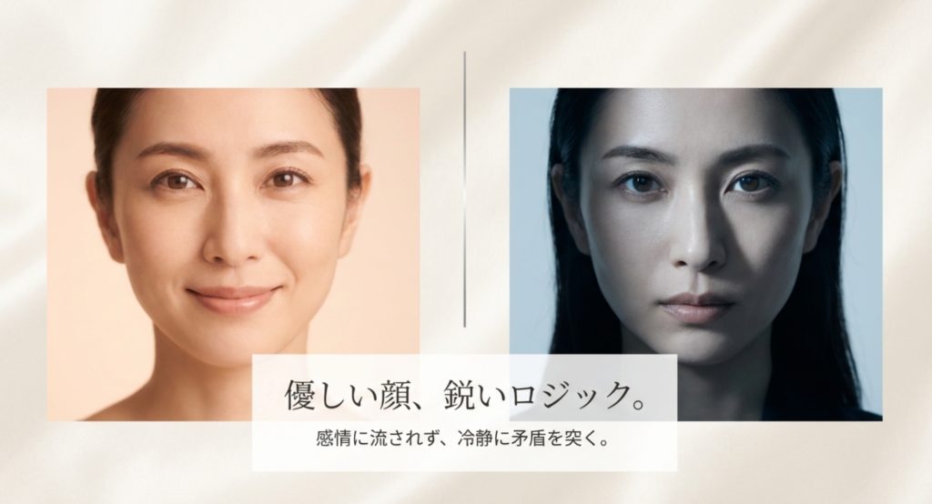 周囲からうさ脳の女性が怖いと思われる原因を示す画像。