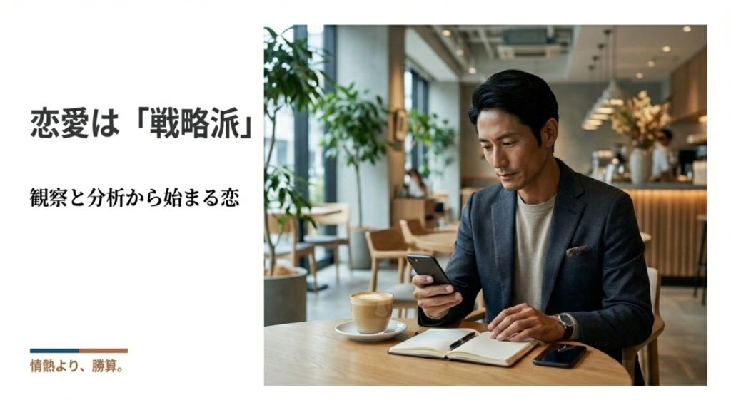 好きな女性への脈ありサインと独自の恋愛傾向を示す画像。