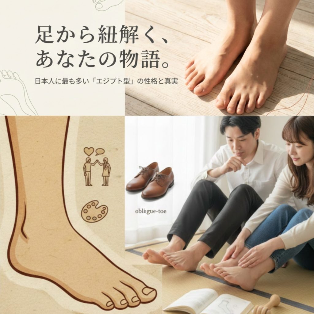 足のエジプト型の性格や特徴とは？合う靴の選び方とトラブル対策