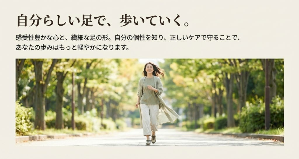 自分らしく歩むための足のエジプト型と性格のまとめ